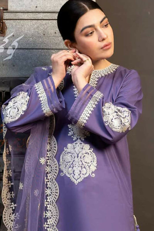 Lawn 3 Pcs Women's Unstiched Dress